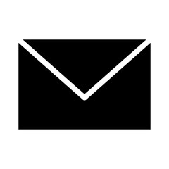Mail Icon Glyph Style