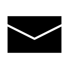 Mail Icon Glyph Style