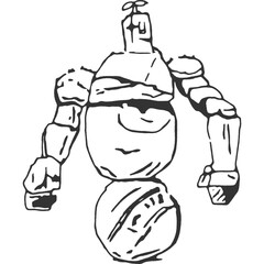 Golems Vintage Illustration Vector