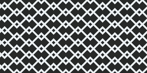 White background wallpaper tiles. Seamless pattern for print and decor. Suitable for textiles and packaging, seamless prints. Seamless black and white  diagonal tiles.