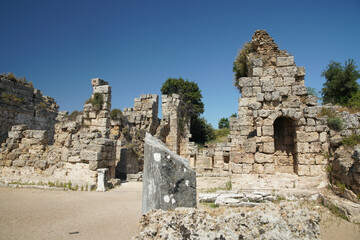 Perge Ancient City in Antalya, Turkiye