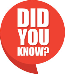 Did you know? comic speech bubble in pop art style. Comic speech. Dialog window. Yellow banner for sale.