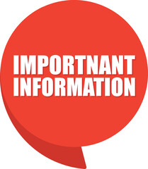 Important information comic speech bubble in pop art style. Comic speech. Dialog window. Yellow banner for sale.