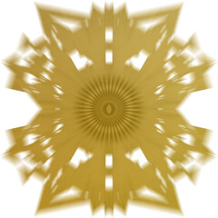 Abstract transparent golden burst texture design element.