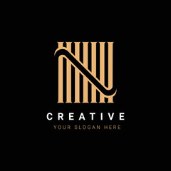 N LATTER LOGO DESIGN