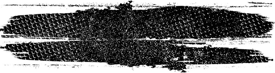 Glitch distorted grungy shape . Noised grange texture. Textured and glitched shapes .Grunge texture. Screen print and noise effect .Vector overlay background with a halftone dots screen print texture.