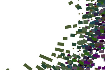 Confetti festive background. Colorful retro tones illustration