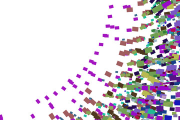 Confetti festive background. Colorful retro tones illustration