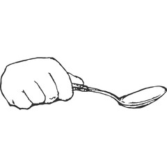 Hot Soup Vintage Illustration Vector