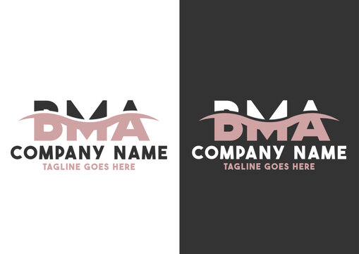 Letter BMA logo design template, BMA logo