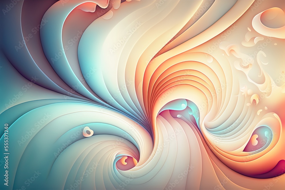 Aufkleber abstract backdrop with a gentle gradational design. generative ai