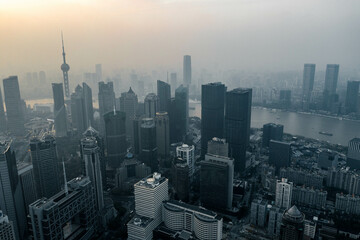 Fototapeta na wymiar shanghai city