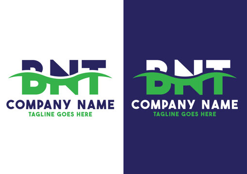 Letter BNT logo design template, BNT logo
