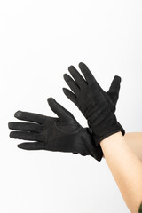 Obraz premium stylish trendy colored gloves warm winter