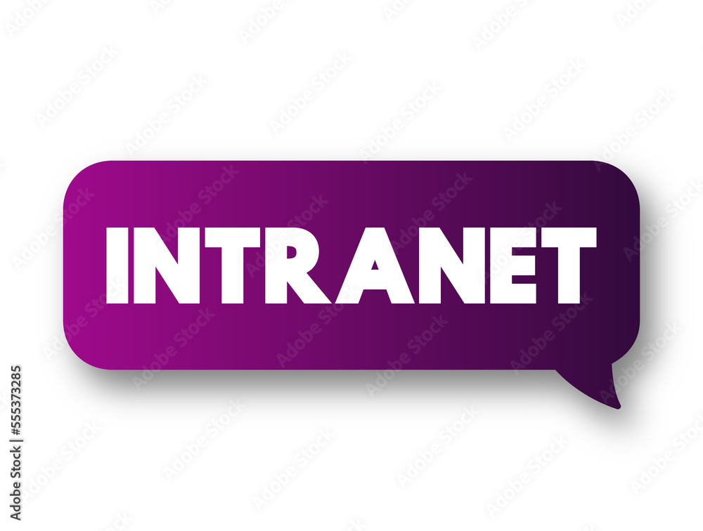 Poster intranet - computer network for sharing information, collaboration tools, and other computing servic