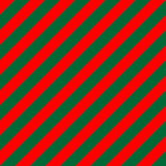 Christmas background with green and red stripes.