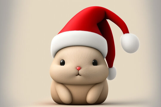 christmas rebbit claus