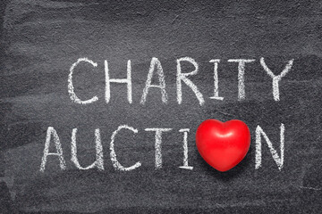 charity auction heart