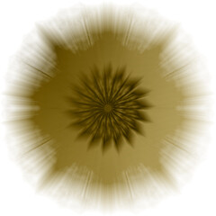 Abstract transparent golden burst texture design element.