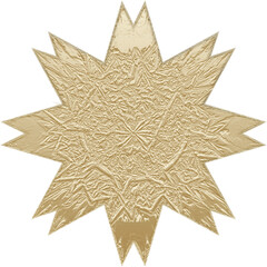 Abstract transparent golden burst texture design element.