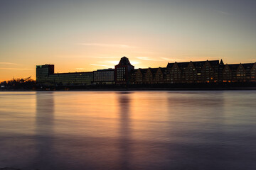 Fototapeta premium Cologne River Sunset