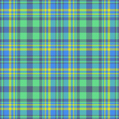 Fabric check vector. Seamless textile texture. Plaid background pattern tartan.