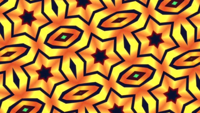 A visualization of being inside a trance like drug hallucination. Stars and stripes patterns morphing and changing. DMT, Acid trip, magic mushroom concept