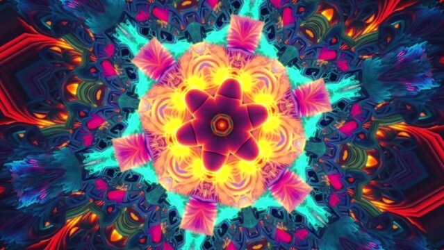 A Psychedelic hallucinogenic drugs  background. A visualisation to trigger non-ordinary states of consciousness