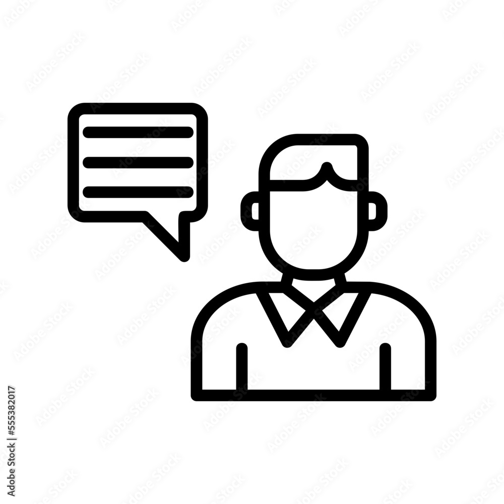 Canvas Prints conversation icon