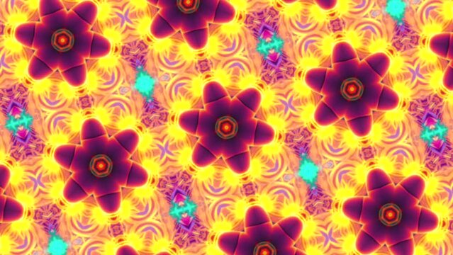 A geometric kaleidoscope pattern in the style of a psychedelic drug experience.