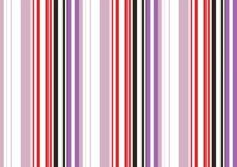 Bayadere Stripes pattern seamless fabric prints A stripe pattern consisting of bright, multicoloured contrasting vertical stripes which can range in thickness. The repeat of the pattern.