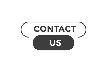 Contact button web banner templates. Vector Illustration