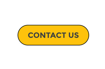 Contact button web banner templates. Vector Illustration