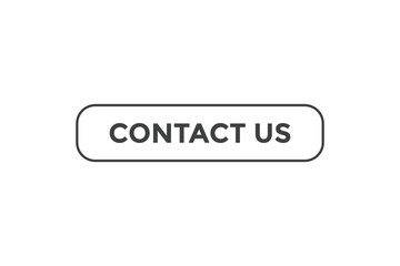 Contact button web banner templates. Vector Illustration