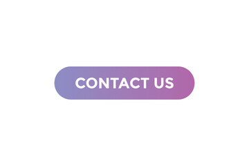 Contact button web banner templates. Vector Illustration