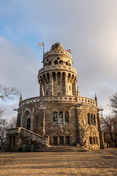 Elizabeth lookout tower, Budapest, Hungary.Janos Hill