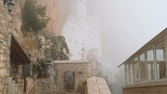 Ostrog ortodox monastery in Montenegro