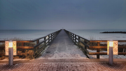 Fototapeta premium Seebrücke Schönberger Strand