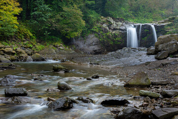 Ciseli waterfall in Ordu city,Turkey... It is one of the places tourists visit..