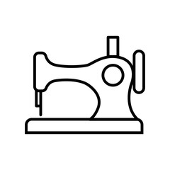Sewing machine icon vector design template