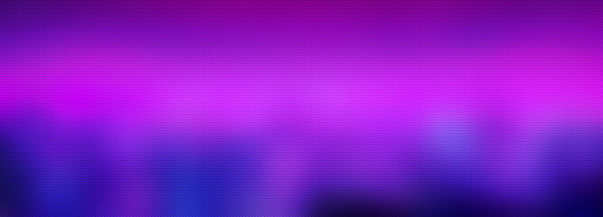 Purple neon metaverse gradient background blank. Horizontal banner or wallpaper tamplate. Copy space, place for text, text area. Bright illustration. Space web 3 technology texture