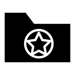 folder glyph icon