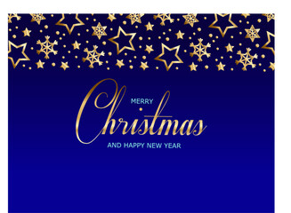 holiday bright christmas card illustration