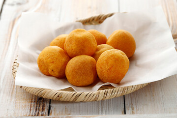 Kue Bola Bola Ubi or Obi Sweet Potato Ball, Bandung