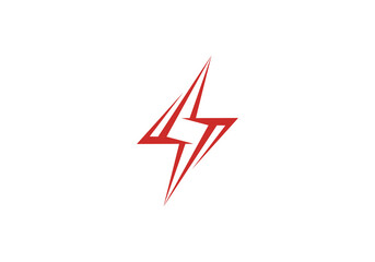voltage electricity symbol logo initial company icon business logo background illustration