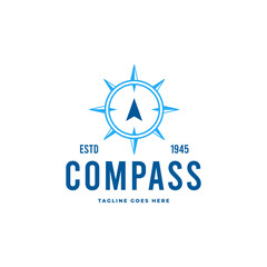 compass icon vector illustration template design