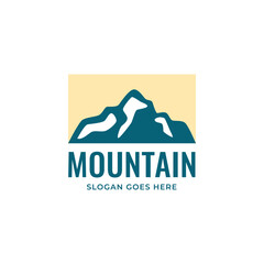 Fototapeta na wymiar Mountains logo design vector template