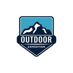 Mountains logo design vector template © hilda