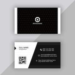 Creative modern professional elegant business card vector design template
