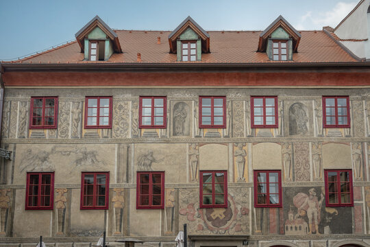 Jakub Krcin House Historic Building - Hotel Krcinuv Dum - Cesky Krumlov, Czech Republic